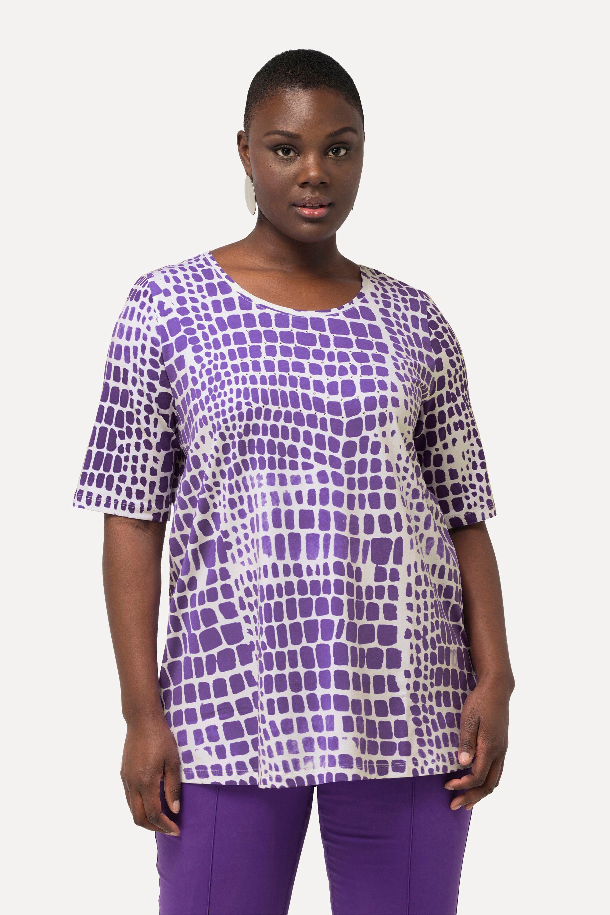 Ulla Popken T-Shirt T-Shirt Pima Cotton günstig online kaufen