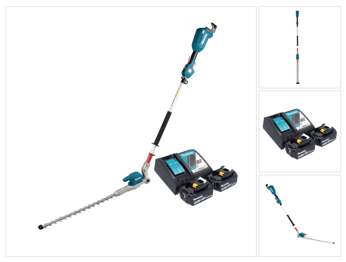 Makita Akku-Heckenschere DUN 500 WRF2 Akku Heckenschneider 18 V 50 cm Brushless + 2x Akku 3,0