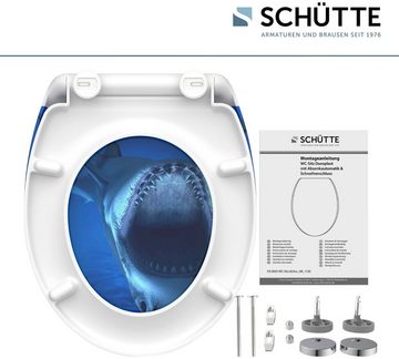 Schütte WC-Sitz Shark, Duroplast, mit Absenkautomatik und Schnellverschluss