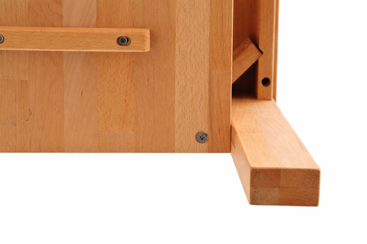 bv-vertrieb Couchtisch Couchtisch 104x62cm Wohnzimmertisch mit Ablageplatte Kernbuche #3410