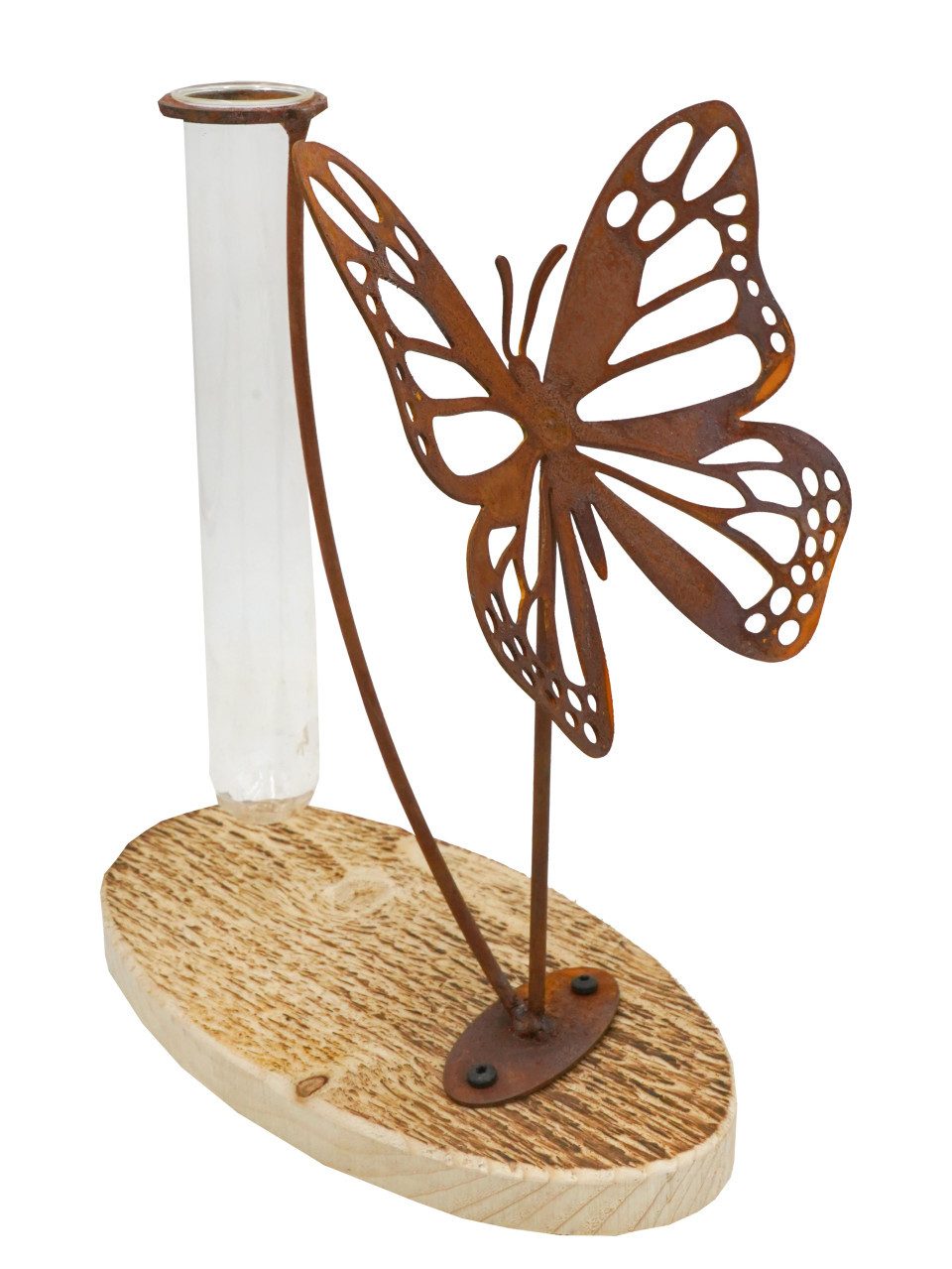 BADEKO Dekofigur Badeko Dekofigur Schmetterling mit Reagenzglas 25