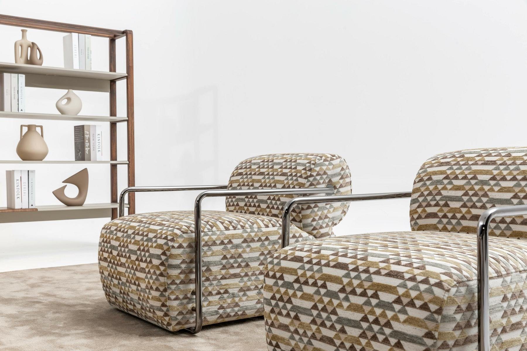 JVmoebel Sessel Design Europe Luxus 1 Modern Wohnzimmer (Sessel), Polstersessel Sitzer Made in Sessel