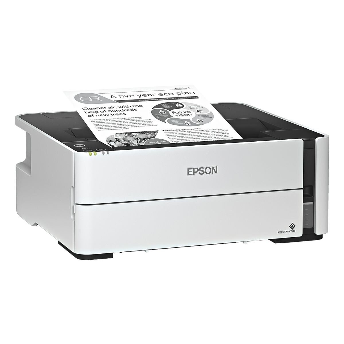 Epson Eco Tank ET-M1180 Tintenstrahldrucker, (A3, für schwarz-weiß, mit automatischem Duplexdruck)