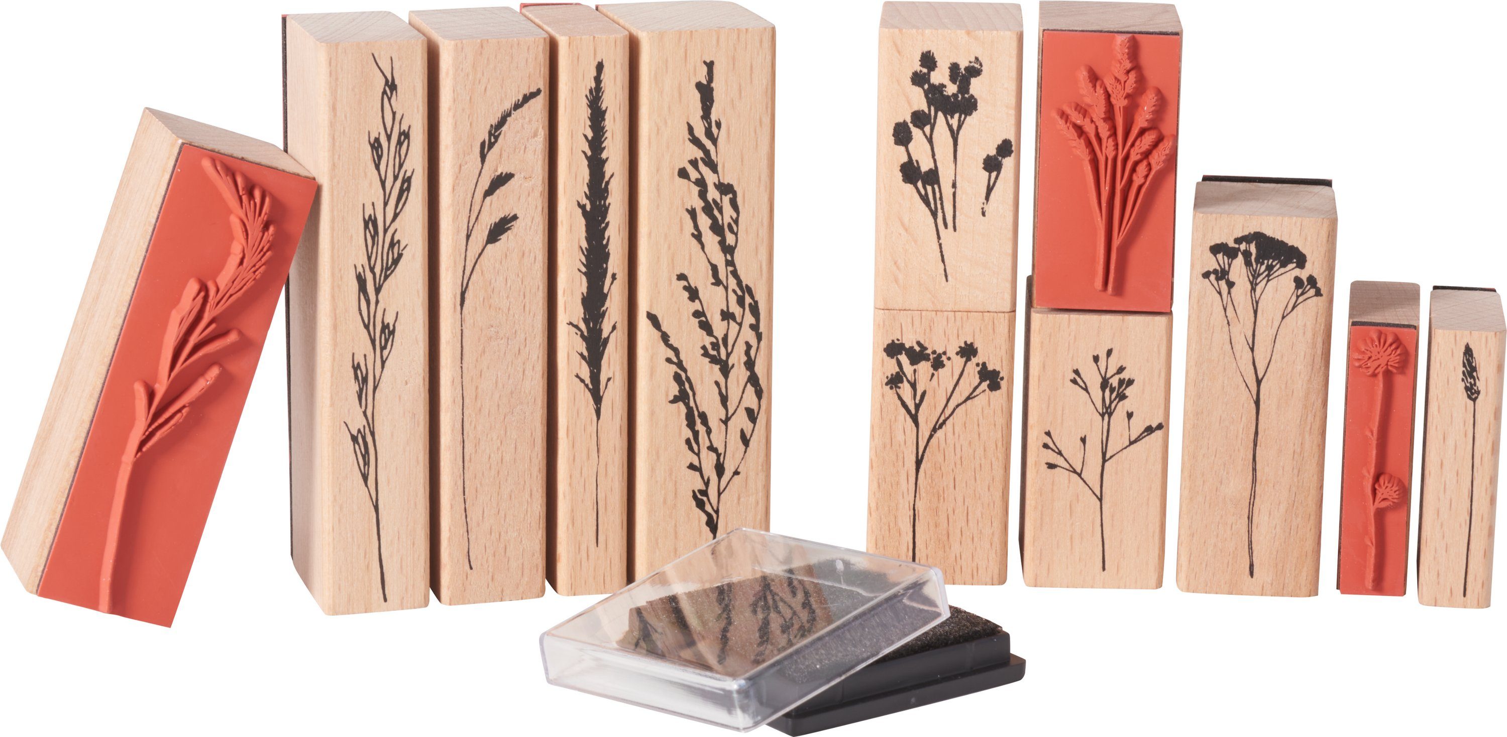 Rico Design Stempel Gräser, 13 Teile