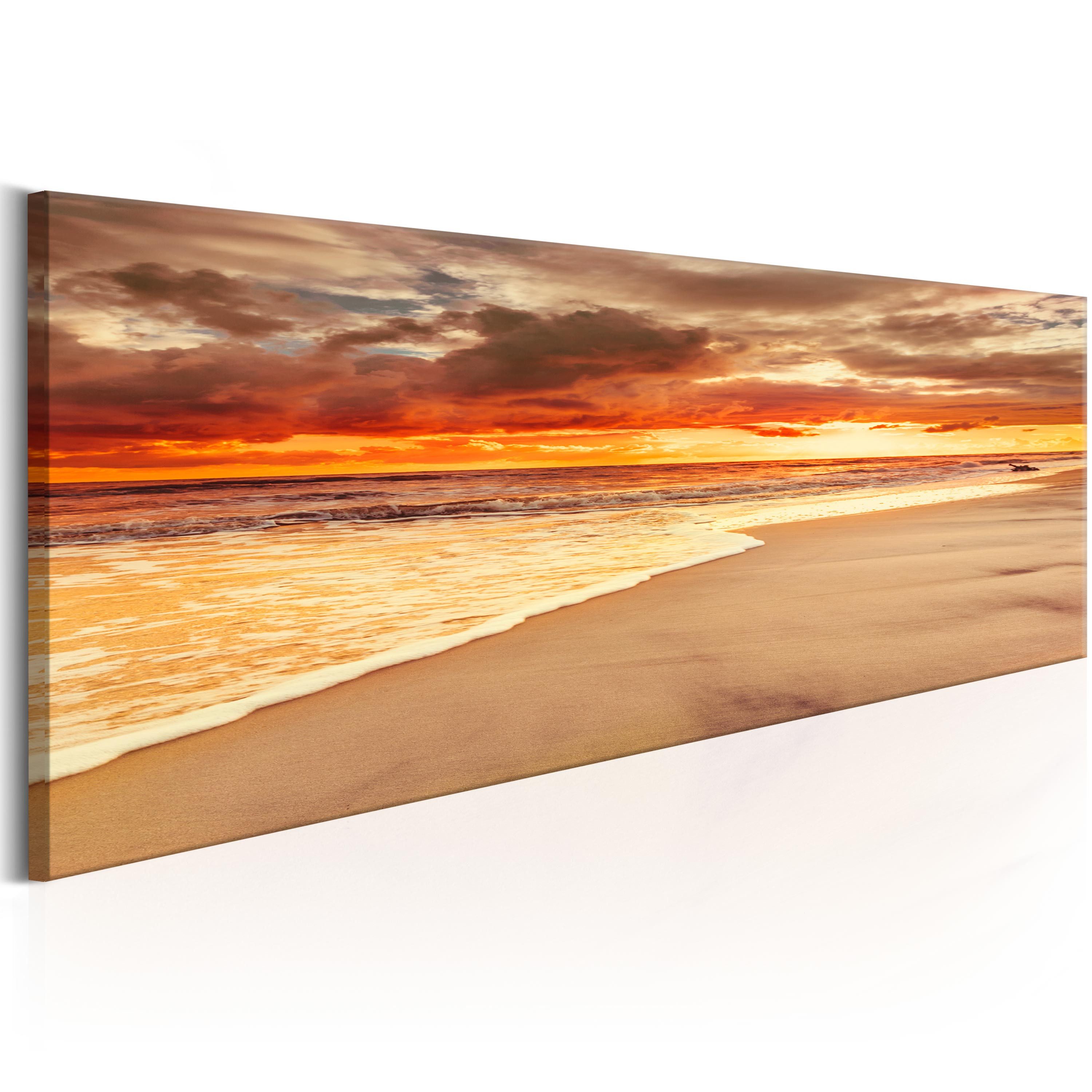 Artgeist Wandbild Beach: Beatiful Sunset