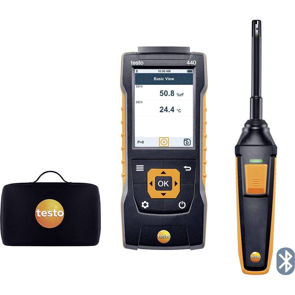 testo Гигрометры 440 Feuchte-Set mit Bluetooth®