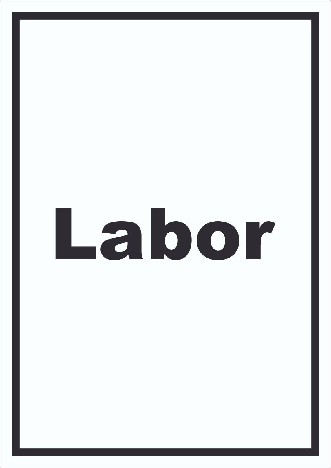 HB-Druck Hinweisschild Labor Schild mit Text untersuchen forschen hochkant, wetterfest, stabil, UV-beständig, kratzfest