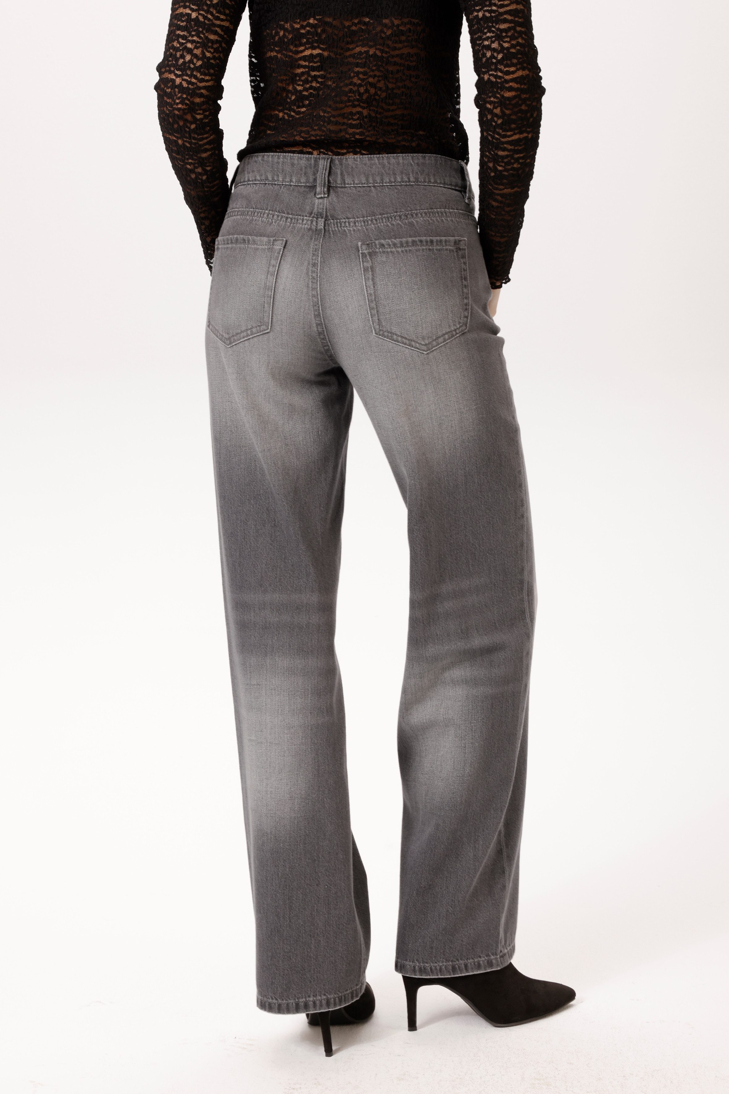 Aniston CASUAL Straight-Jeans in trendiger Used-Waschung - NEUE KOLLEKTION