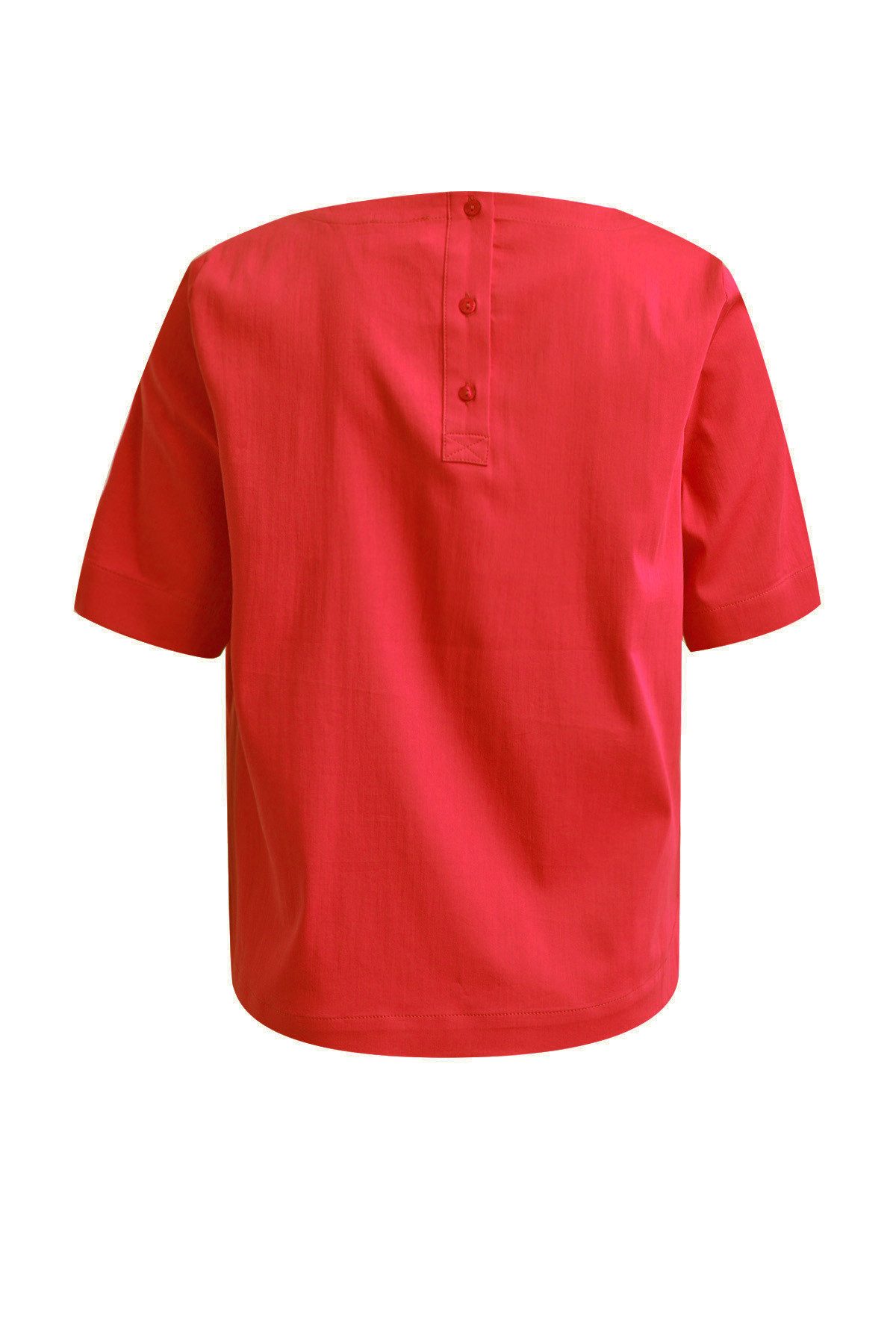 Milano Italy Shirtbluse BLOUSE WITH ROUNDNEC günstig online kaufen