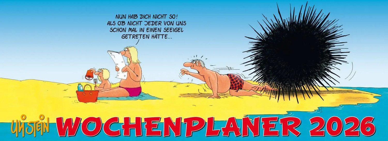 Lappan Verlag Календарь дня рождения Uli Stein Wochenplaner 2026: Настольный календарь