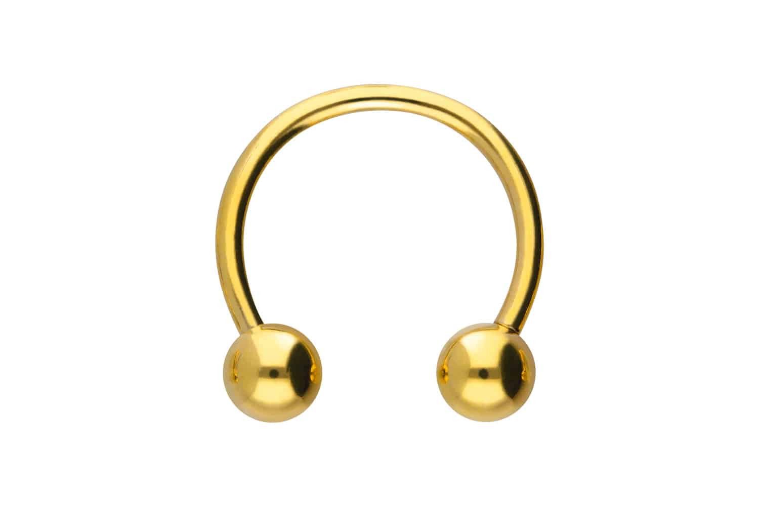 PIERCINGLINE Nasenpiercing Titan Hufeisenring mit Innengewinde (Hufeisen-Ri günstig online kaufen