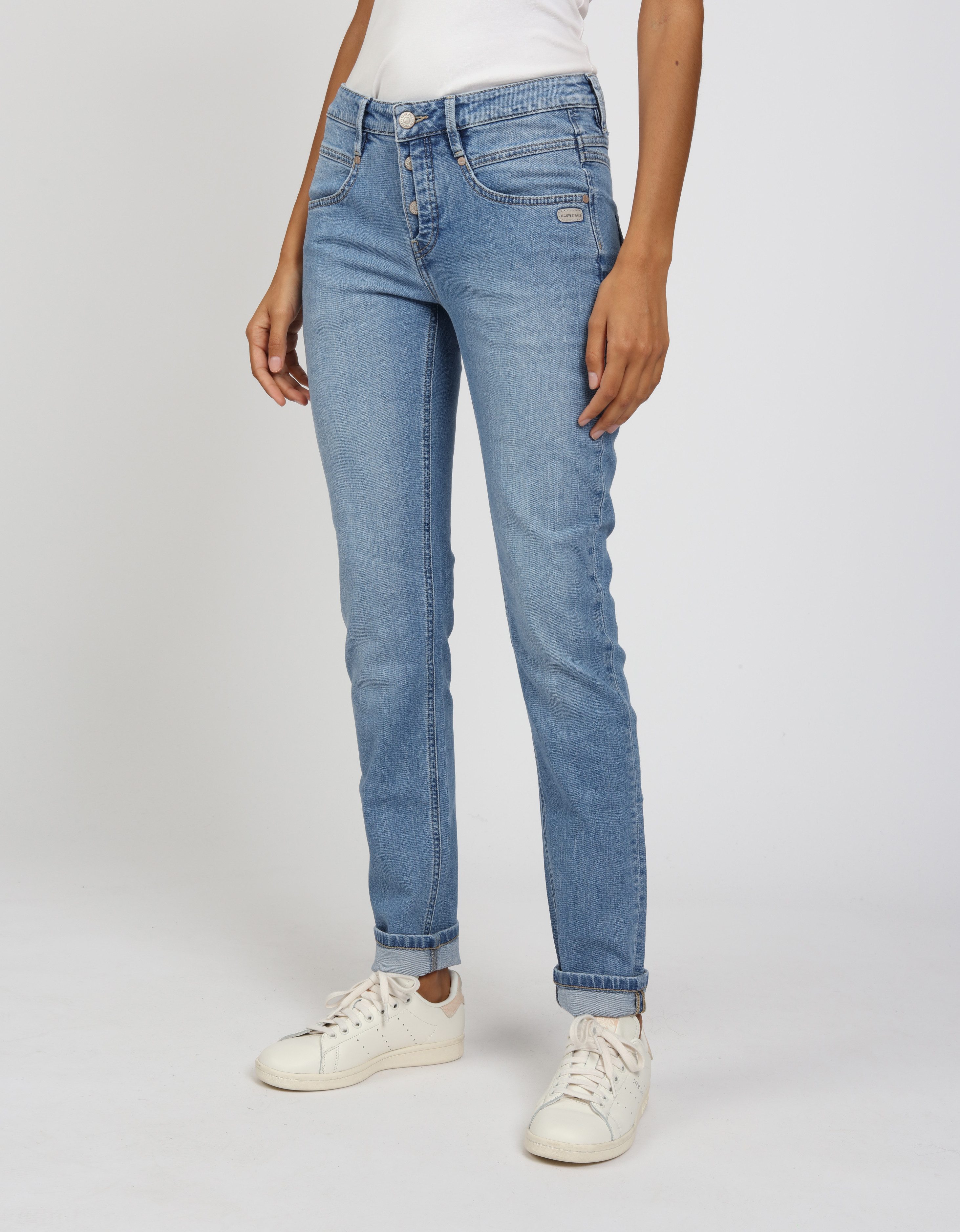 GANG Skinny-fit-Jeans 94MEDINA mit stylischer halb günstig online kaufen