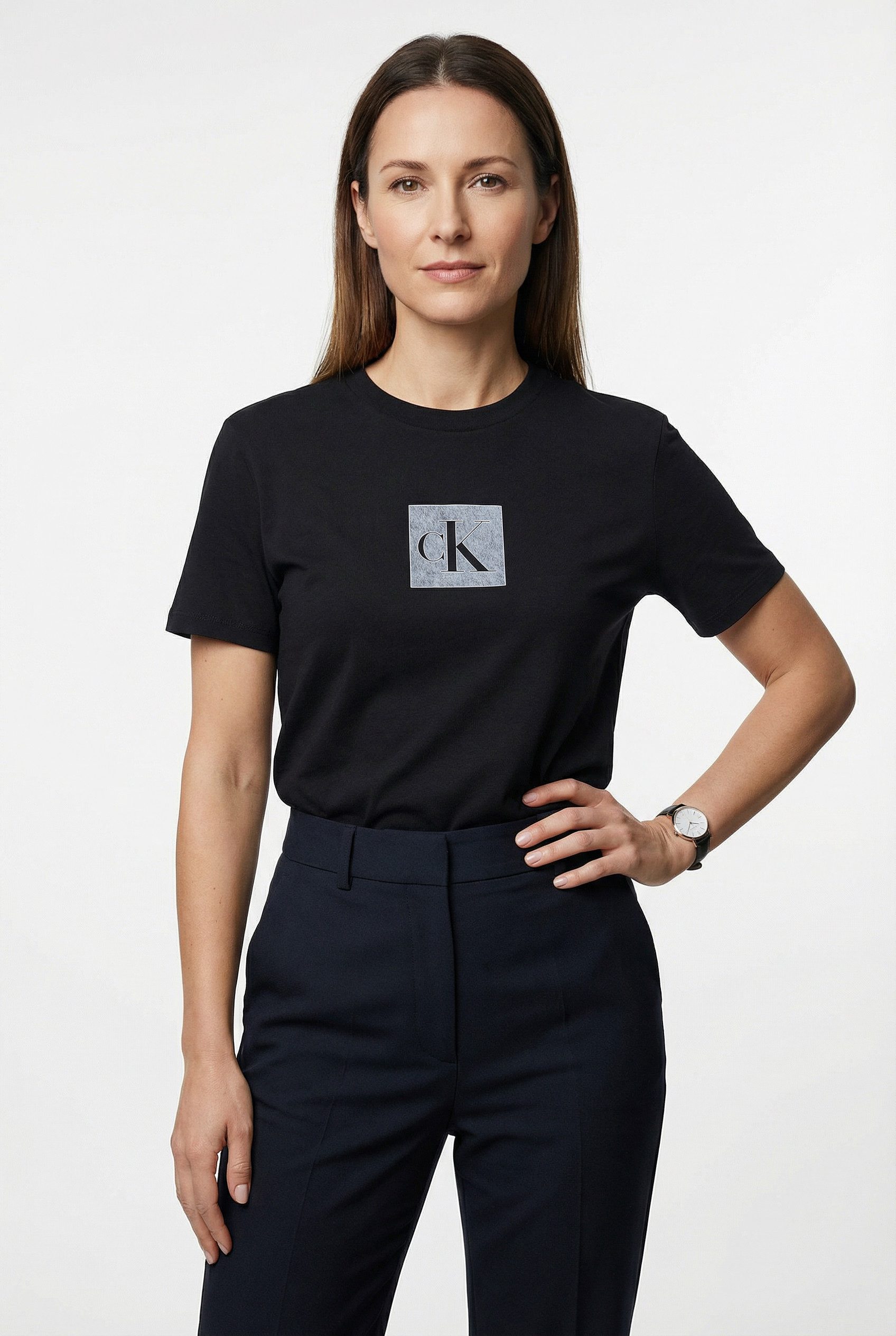 Calvin Klein Jeans T-Shirt CLASSIC FIT MONOGRAM TEE Regular fit mit Rundhalsausschnitt