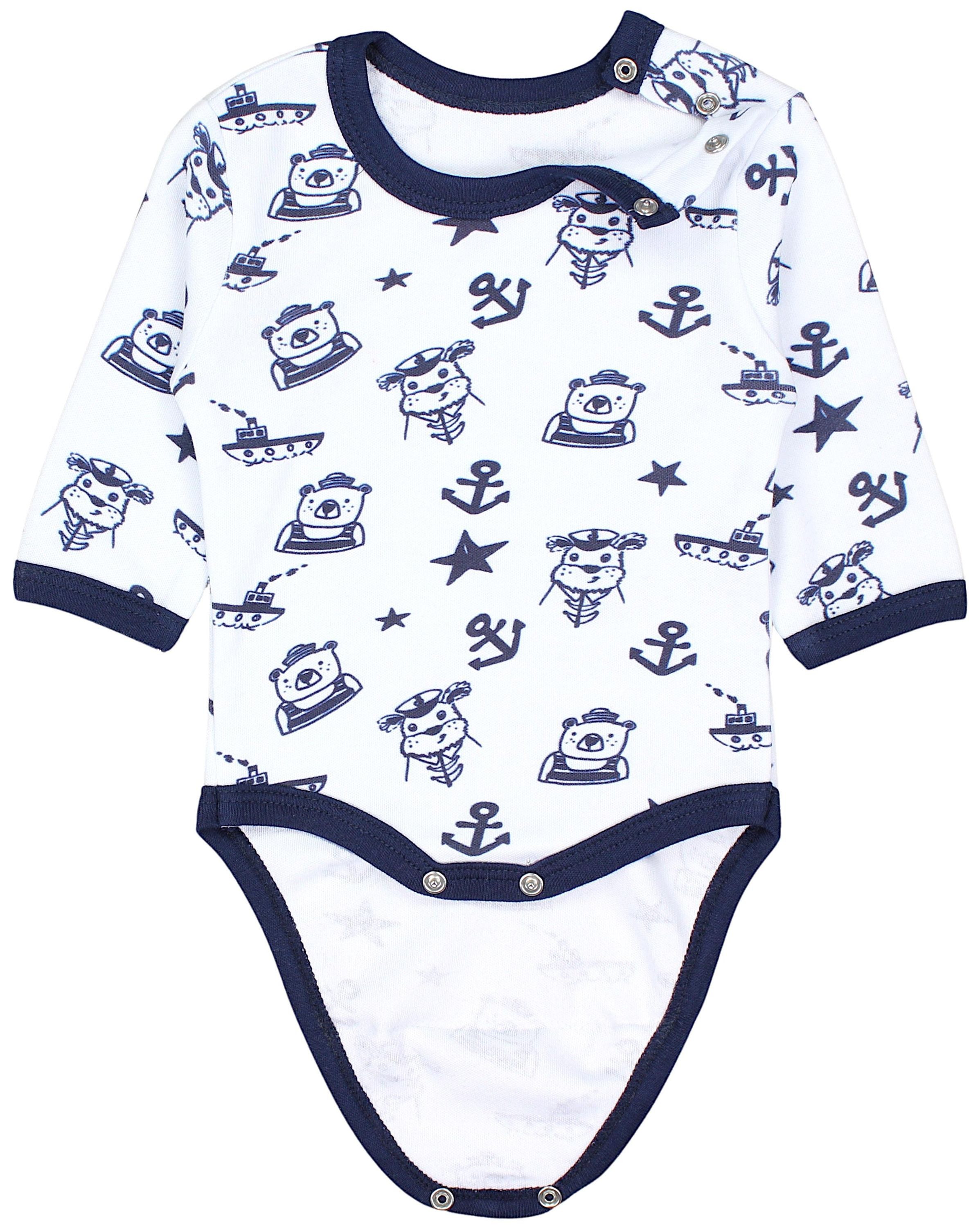 TupTam Langarmbody TupTam Baby Unisex Langarm Body mit Aufdruck Spruch 5er Pack