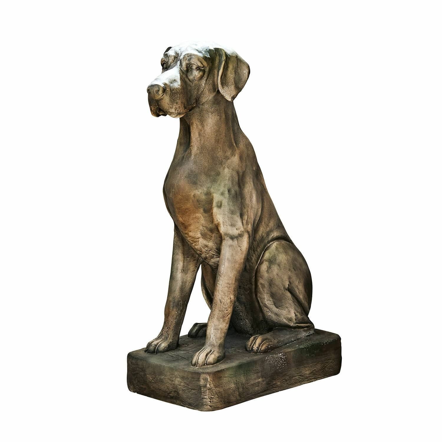 Dekofigur Deko-Hund Jules grau