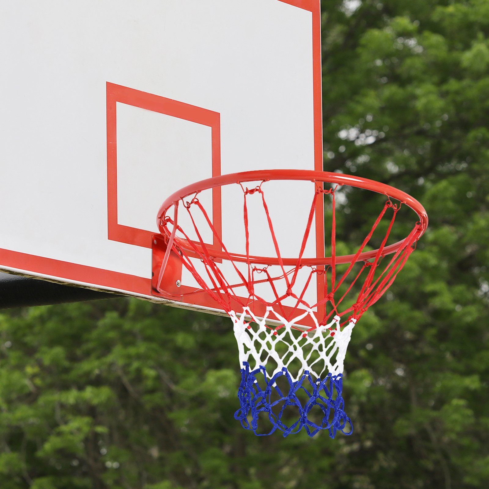 HOMCOM Basketballständer Basketballkorb mit Netz – Bild 3 von 5
