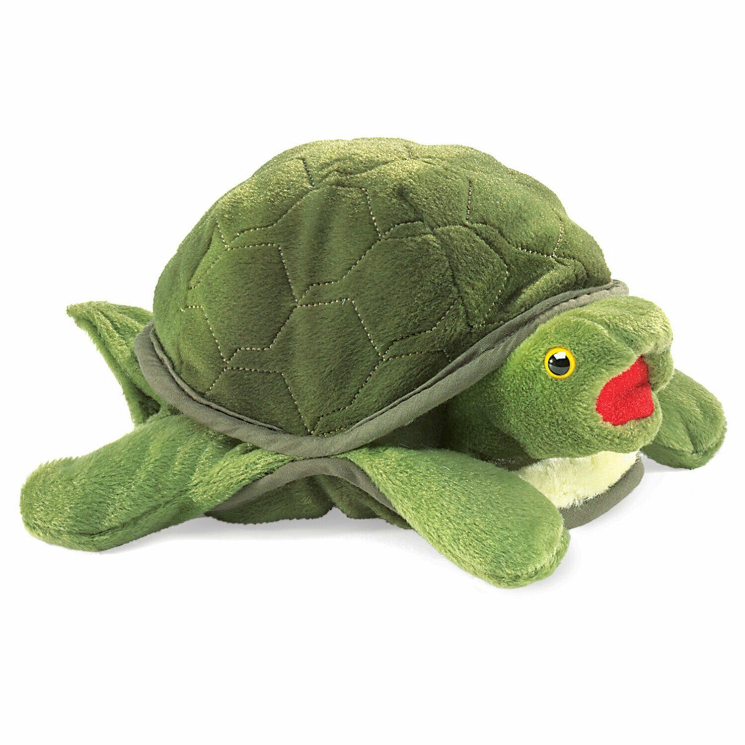Folkmanis Handpuppen Handpuppe Folkmanis Handpuppe Baby Schildkröte 2521 (Packung)
