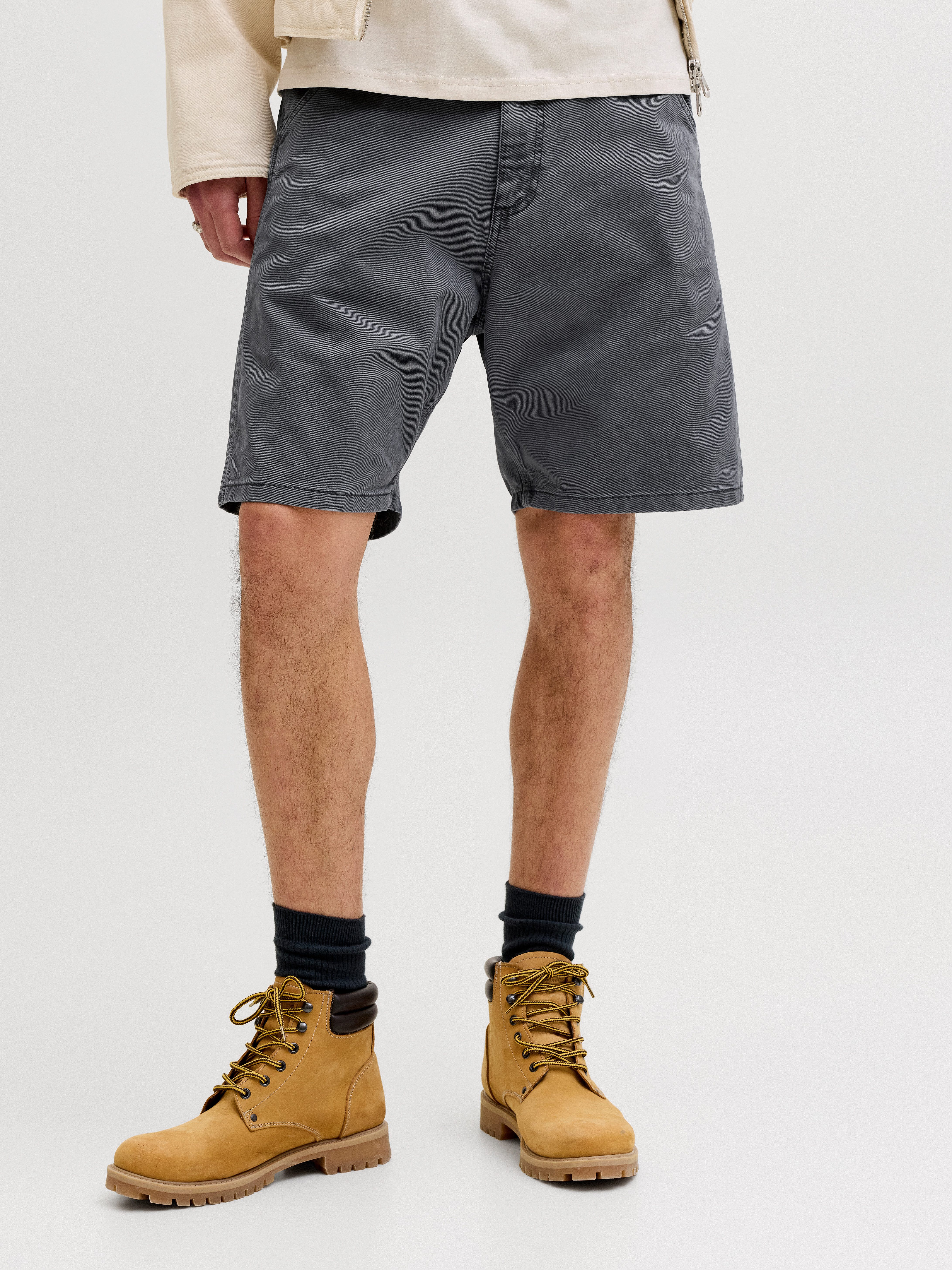 Jack & Jones Chinoshorts JPSTTONY RAYE WORKER SHORT MID SN Baumwolle, 5-Pocket Style – Bild 2 von 5