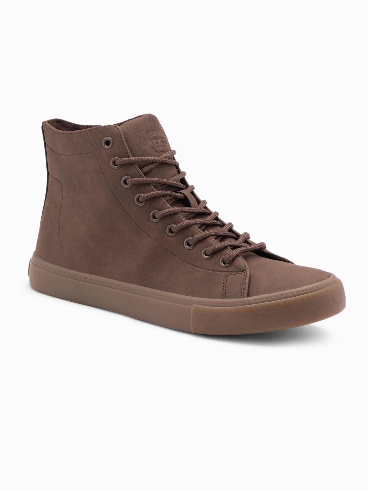 OMBRE Knöchelhohe Herren-Turnschuhe mit Gummisohle Schnürschuh – Bild 3 von 5