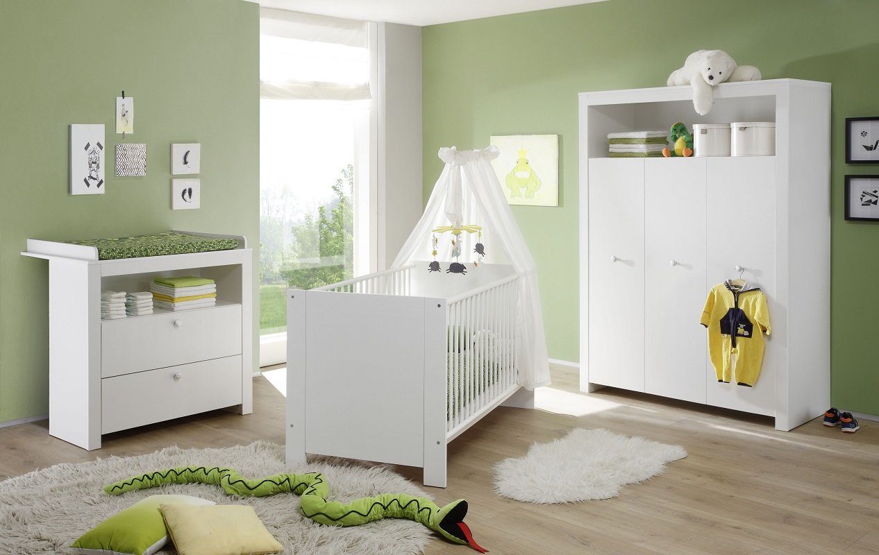 trendteam Kleiderschrank Kleiderschrank Olivia, weiß, 3-türig günstig online kaufen