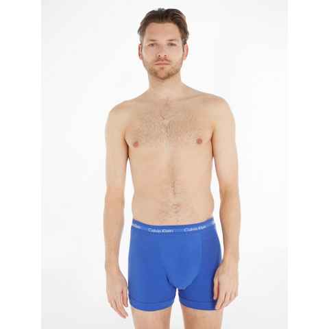 Calvin Klein Underwear Boxer (3-St) in blautönen mit Logo-Elastikbund