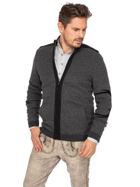 Spieth & Wensky Trachtenjacke Strickjacke WULF anthrazit