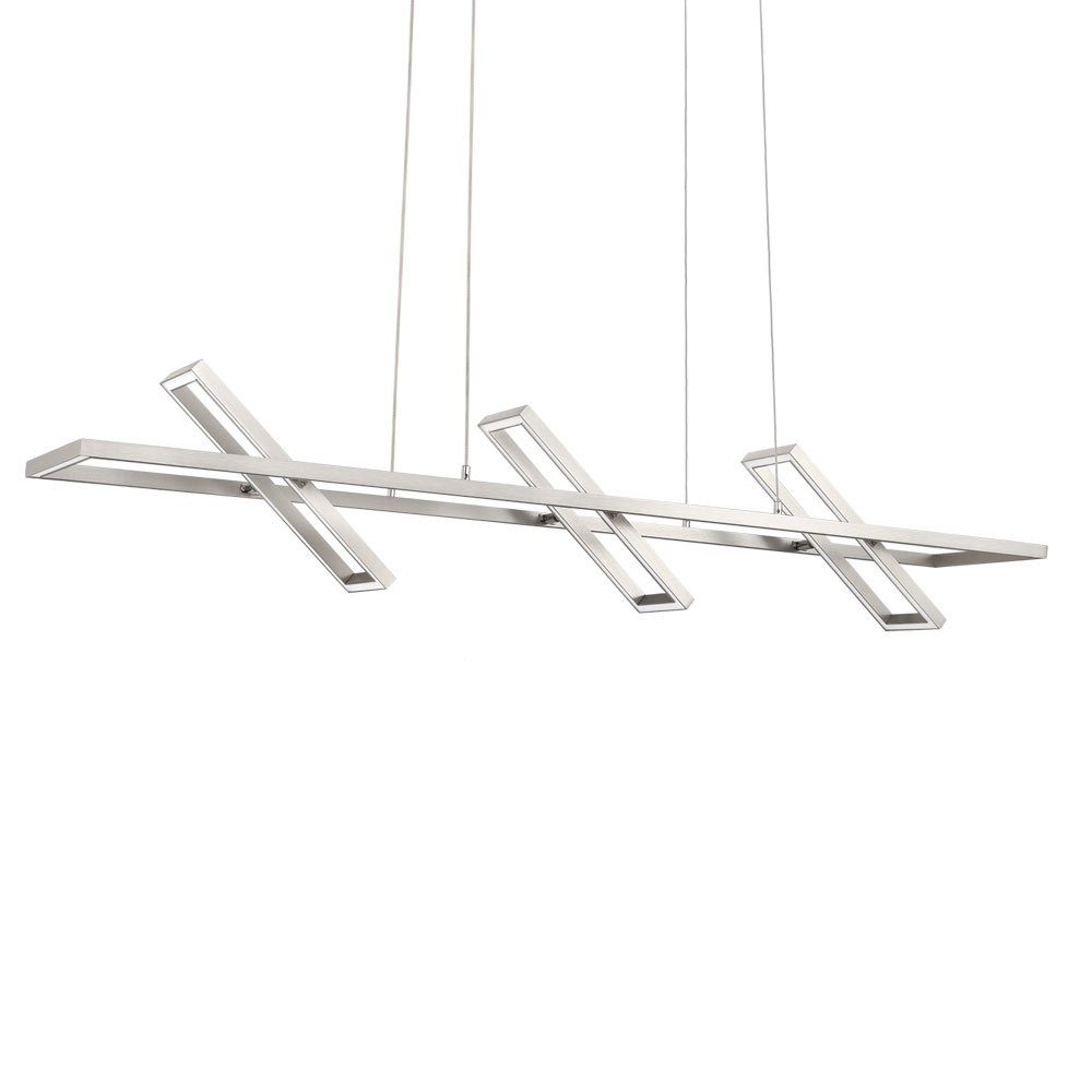 EGLO LED Pendelleuchte, LED-Leuchtmittel fest verbaut, Warmweiß, LED Hänge Pendel Leuchte Schlaf Gäste Zimmer Decken Beleuchtung