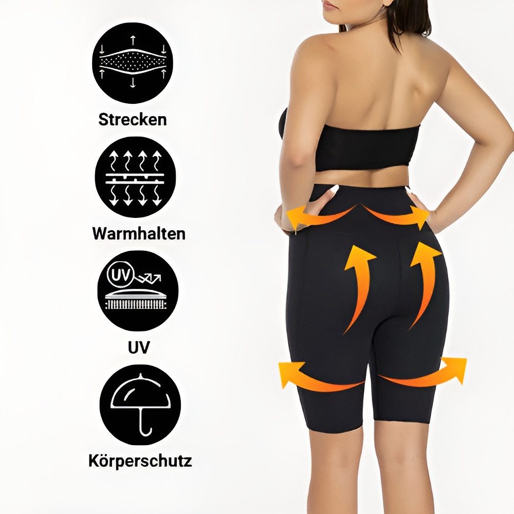 Yamuna Badeshorts Zwei-Funktionale Sport- und Schwimm Short