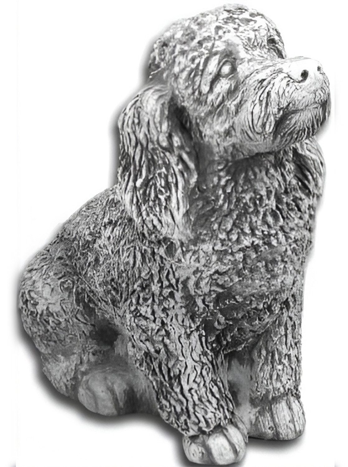 Xlmoebel Skulptur Hund aus wetterbeständigem Stein für Garten und Terrasse (Skulptur, Skulptur), Hergestellt in Europa