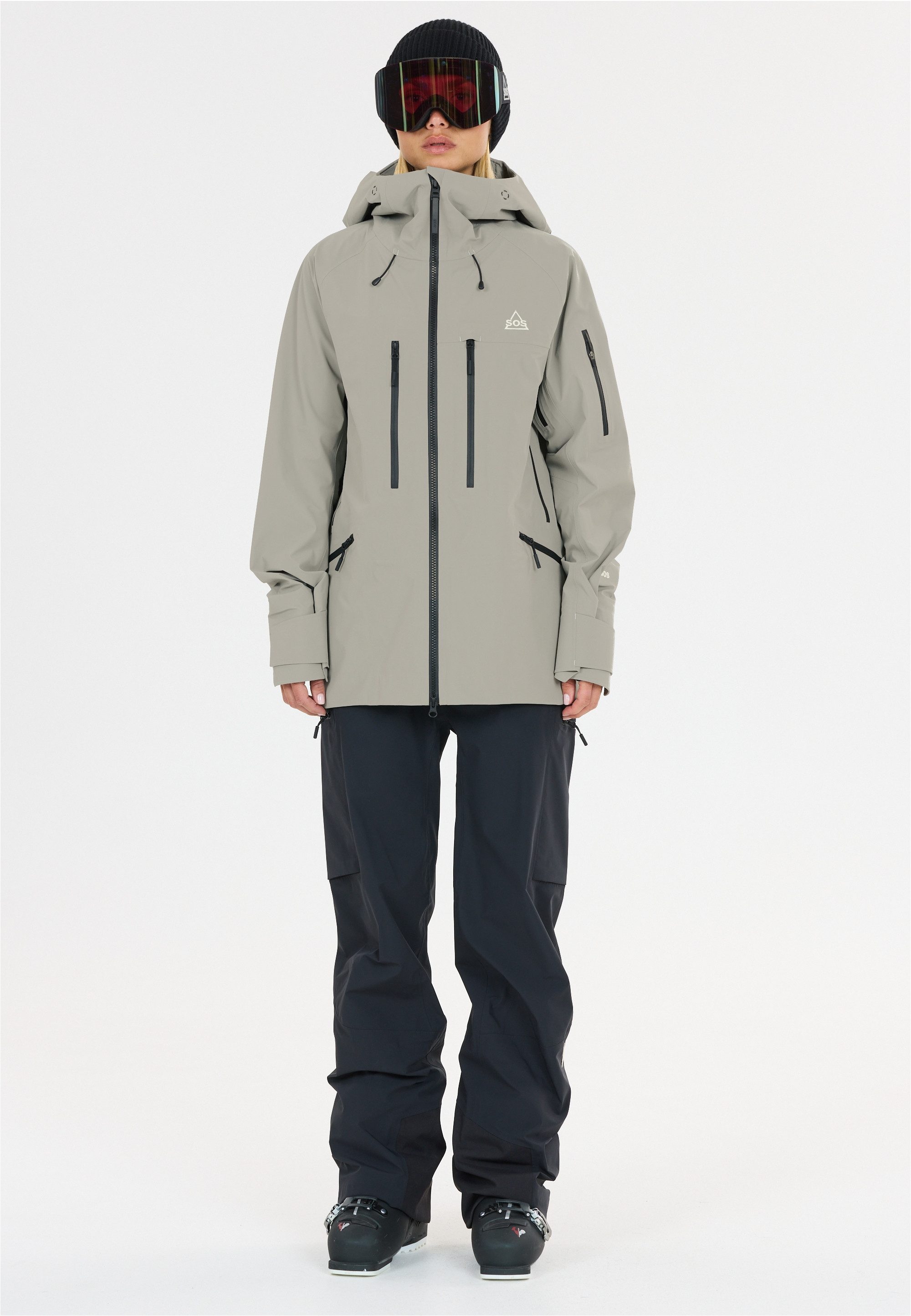 SOS Skijacke Kula mit wasserdichter Membran