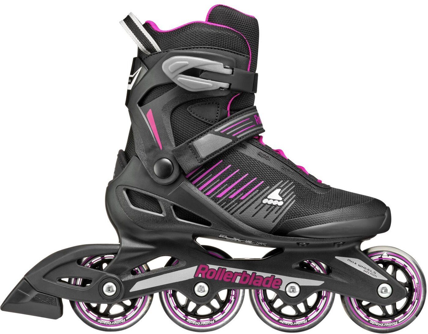 ROLLERBLADE Inlineskates ZETRABLADE W NJ01 SCHWARZ/CYCLAMEN ROSA