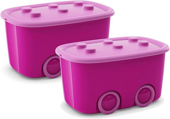 ONDIS24 Aufbewahrungsbox »2er Set Spielzeugaufbewahrungsbox