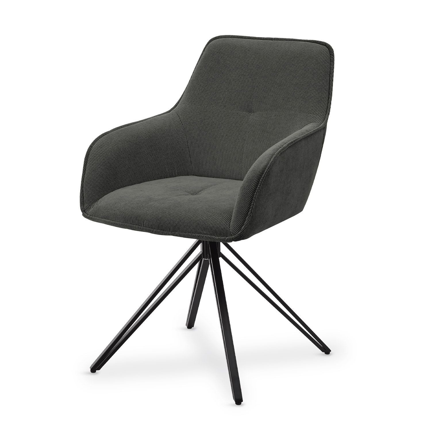 Juskys Esszimmerstuhl Clyde, modern, Stoff Bezug, günstig online kaufen