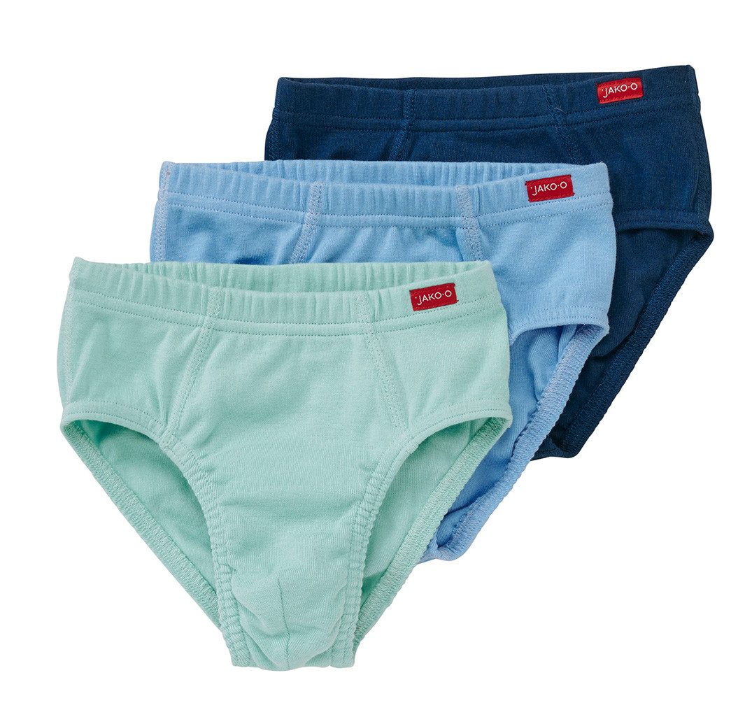 Slip JAKO-O Slips Basic Jungs 3er, farbmix, Gr. 128/134