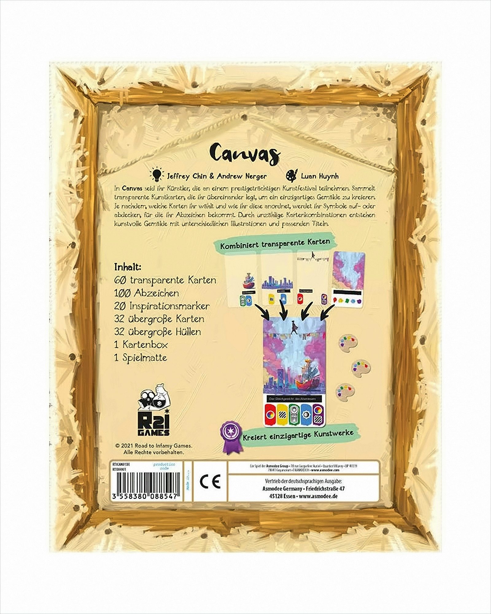 Asmodee Spiel Road to Infamy - Canvas