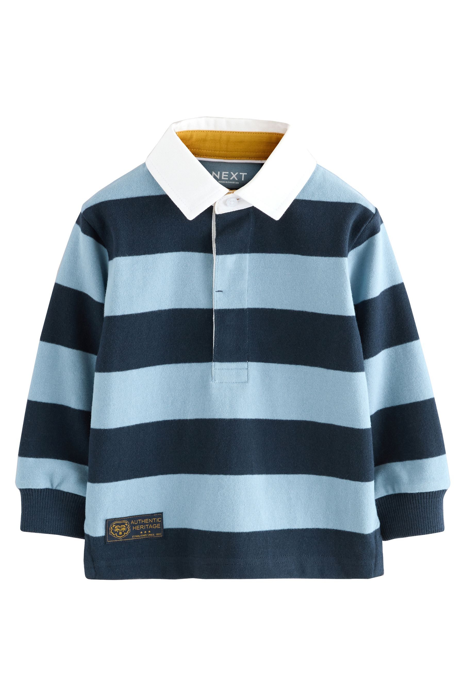 Next Langarm-Poloshirt Kurzärmeliges Rugby-Polohemd (1-tlg) günstig online kaufen