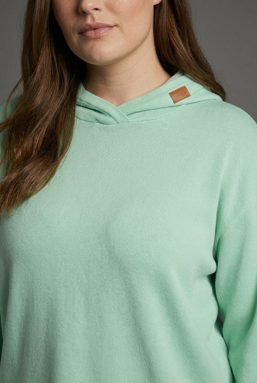 KangaROOS Kapuzenpullover aus Viskose-Mix, lässige Passform, Langarm, große günstig online kaufen