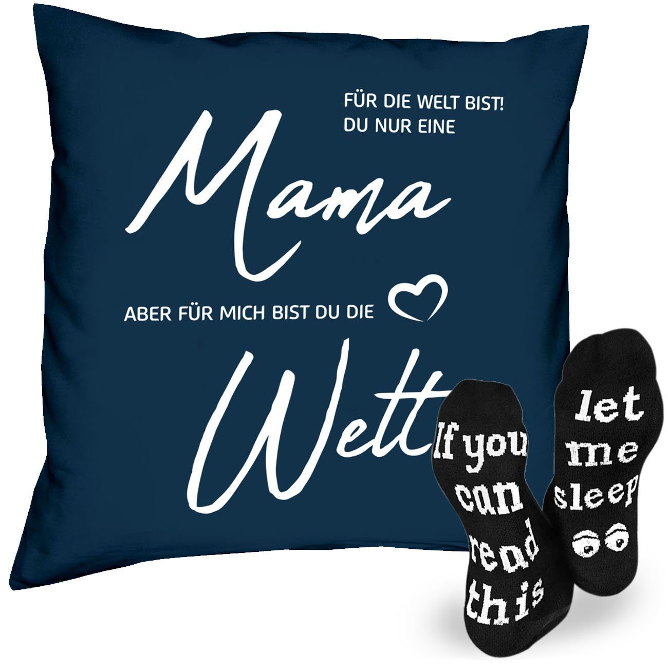 + Geschenk Mama Kissen Geburtstagsgeschenk Dekokissen Weihnachtsgeschenk Socken Muttertagsgeschenk zum Weihnachten, Soreso® Geburtstag Muttertag für