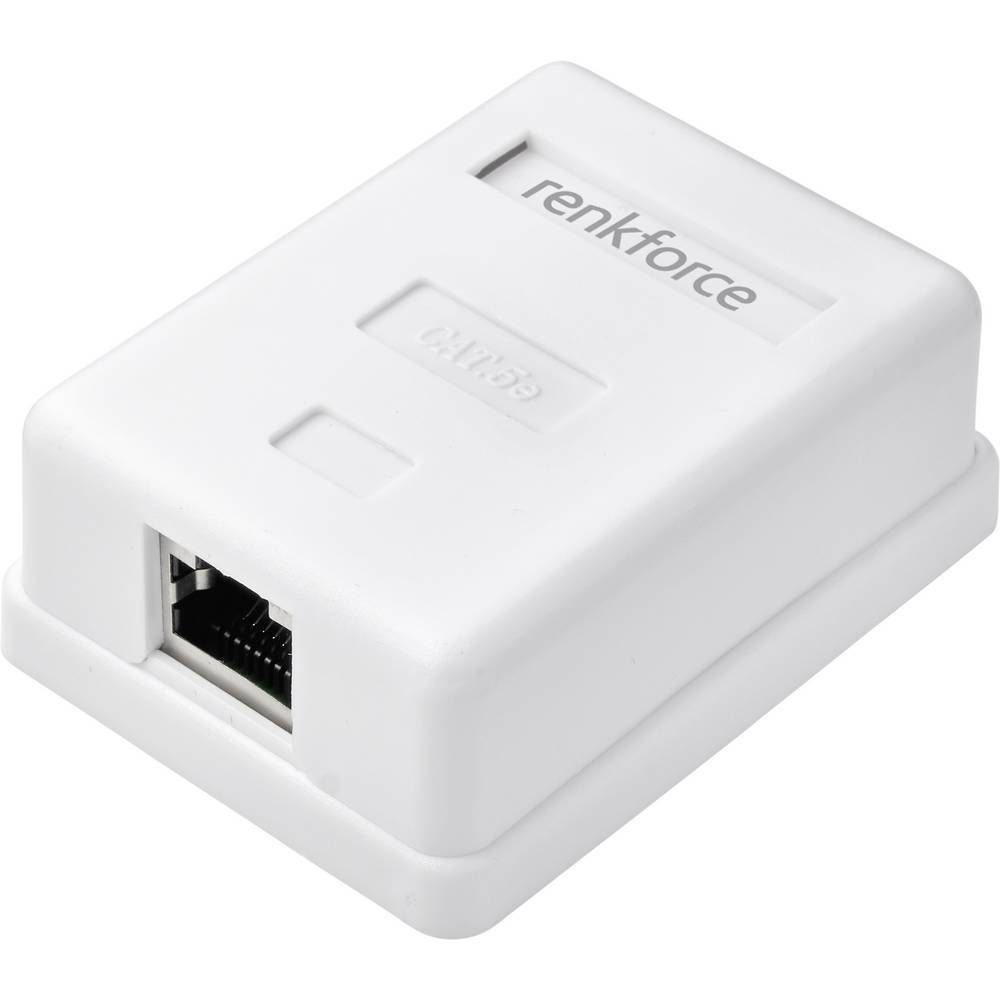 STP CAT5e Aufputzdose mit einem Anschluss Netzwerk-Adapter
