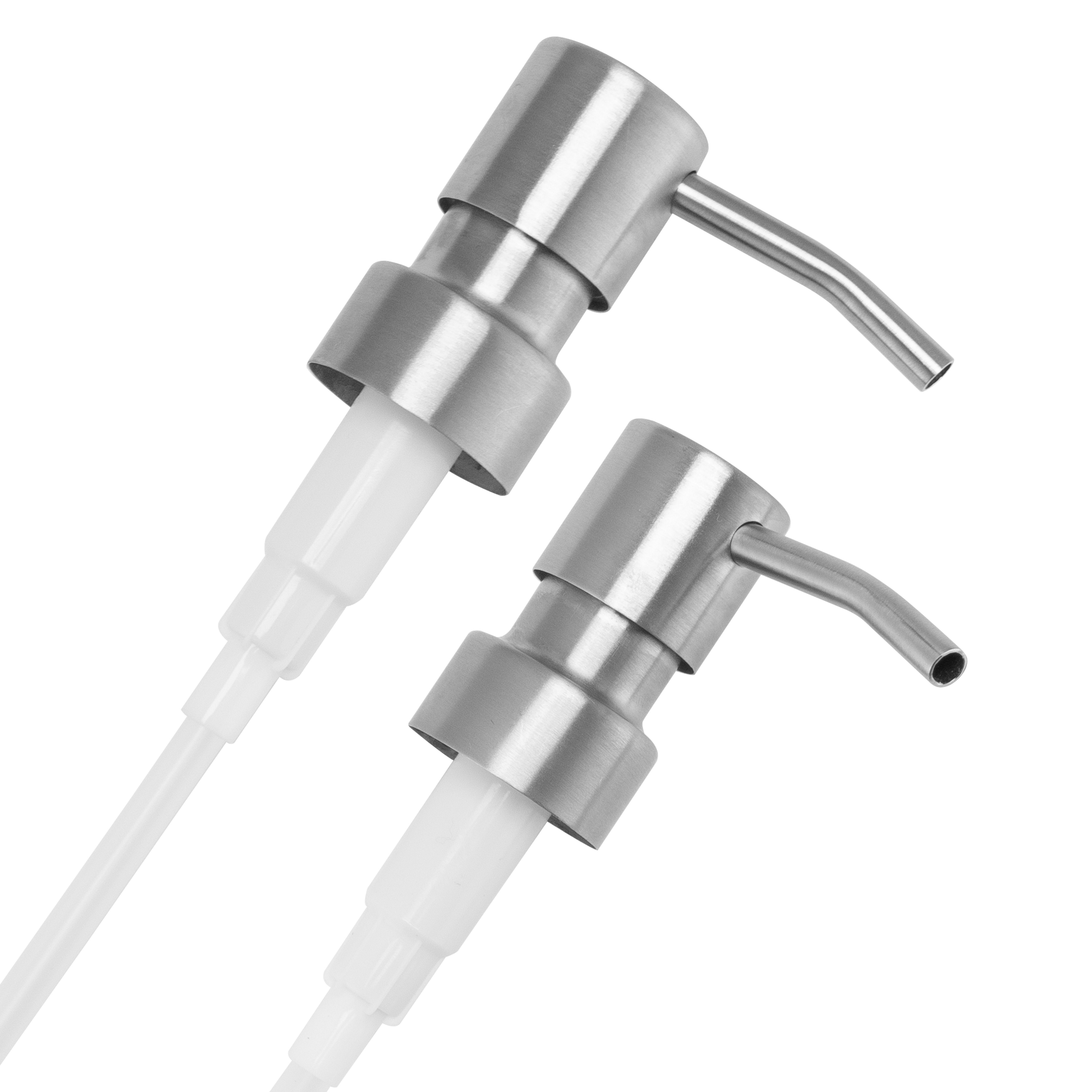 honju Seifenspender Pumpaufsatz Doppelpack in Edelstahl gebürstet inkl. 6 S günstig online kaufen