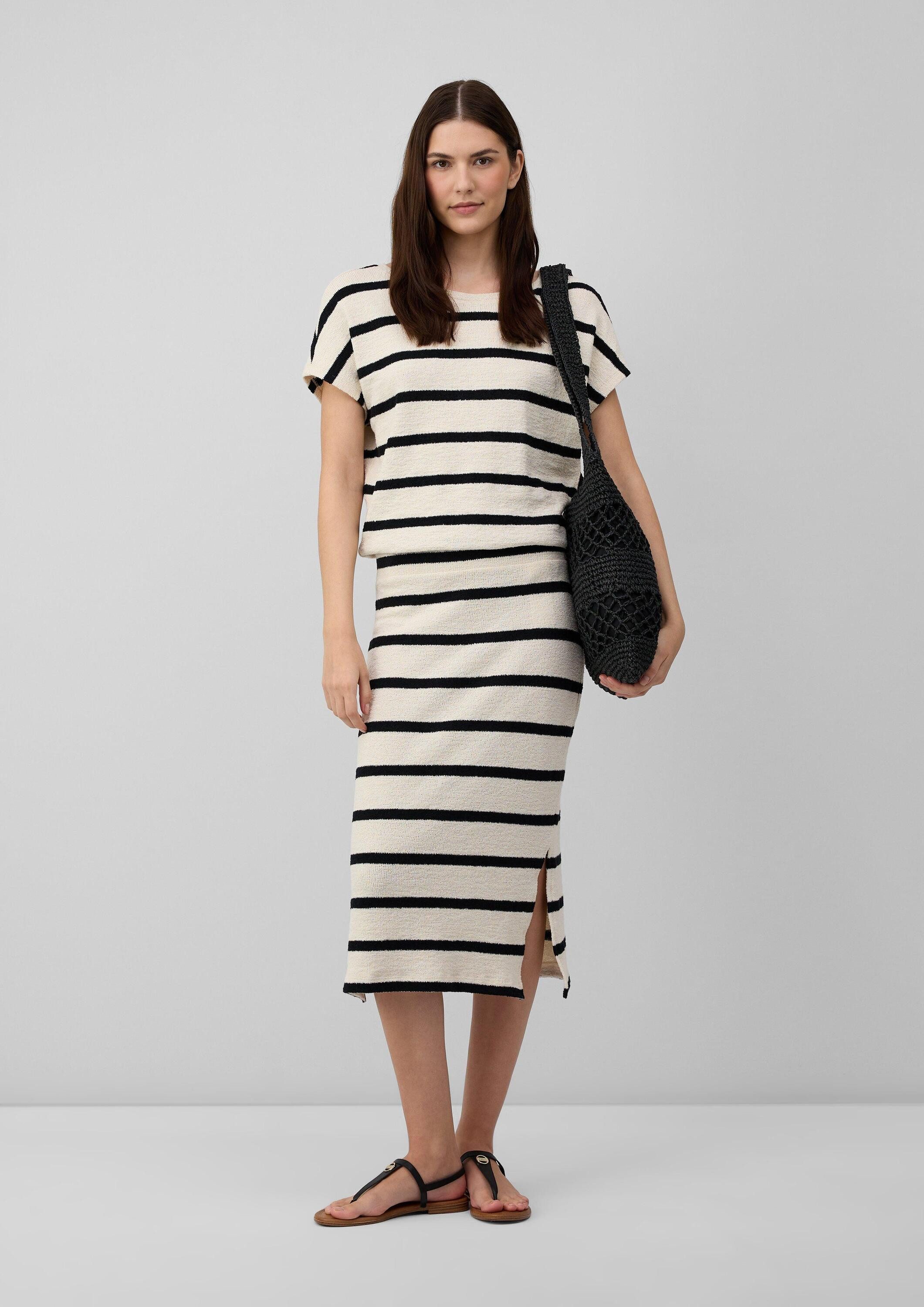 s.Oliver Midirock Rock Midirock aus Strickjersey mit Streifenmuster