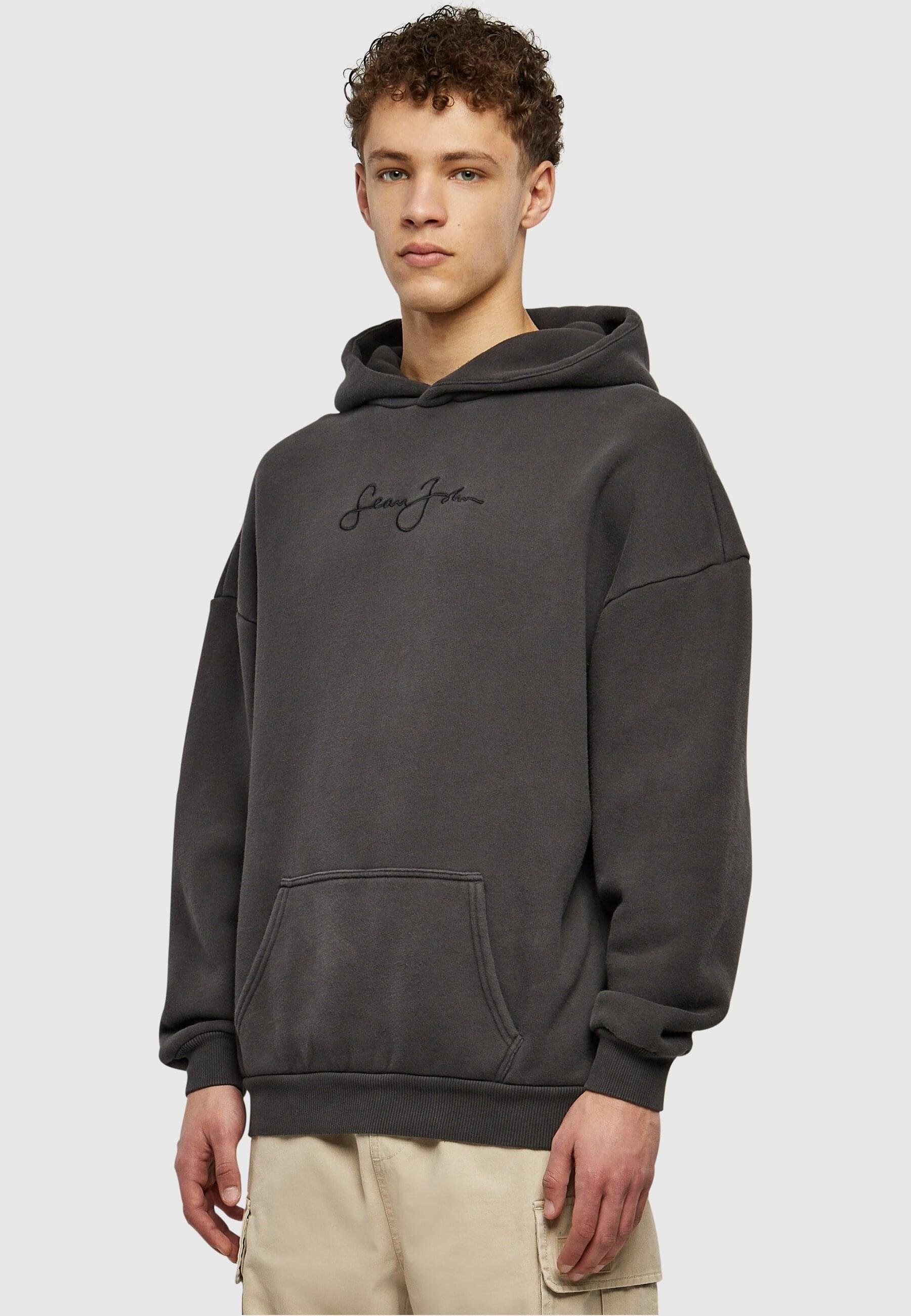 Sean John Hoodie Herren JM224-030-01 Pigment Cold (1-tlg) Dye Logo Script Hoodie