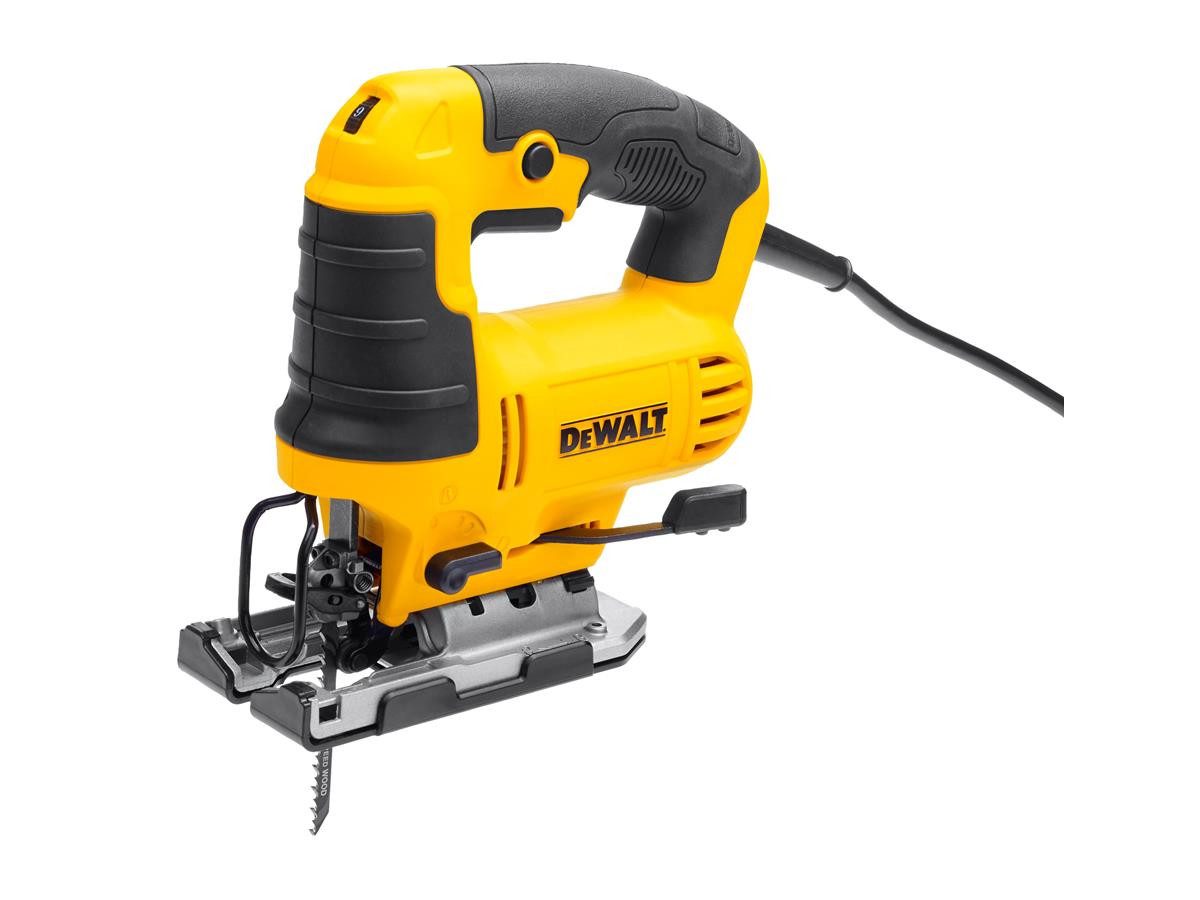 DeWalt Pendelhubstichsäge 230 Volt, 650 W Motorlänge, 20 mm Hublänge, dreistufige Pendelhubeinstellung