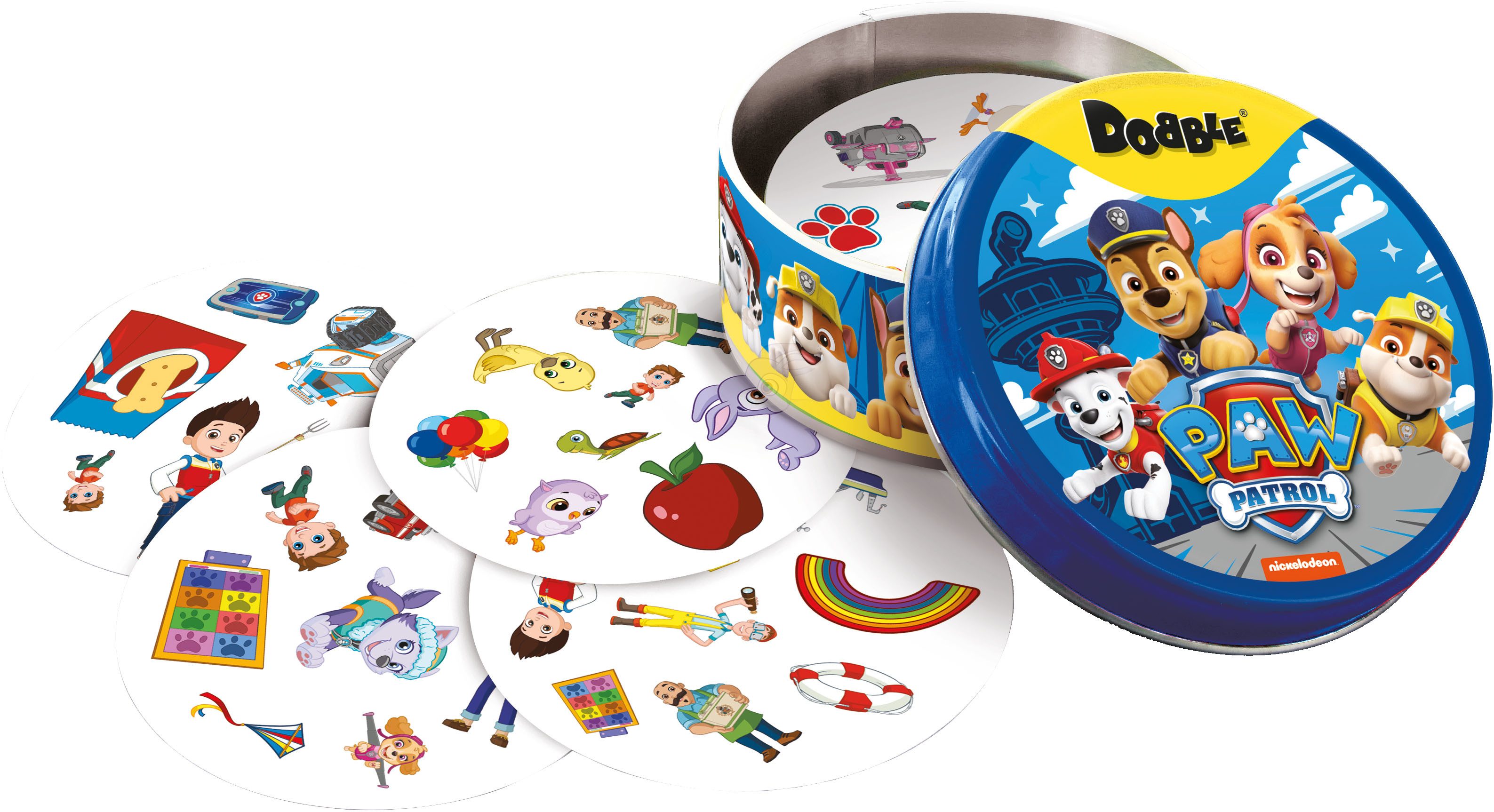 Asmodee Spiel Dobble Paw Patrol, Reaktionsspiel