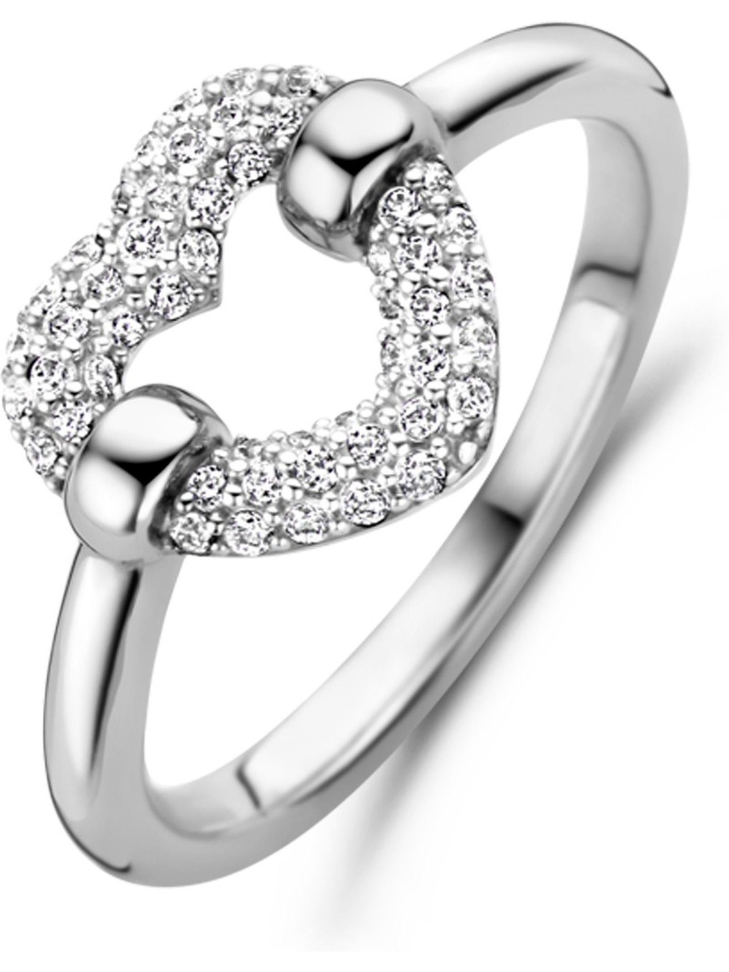 TI SENTO - Milano Fingerring, Zirkonia silber