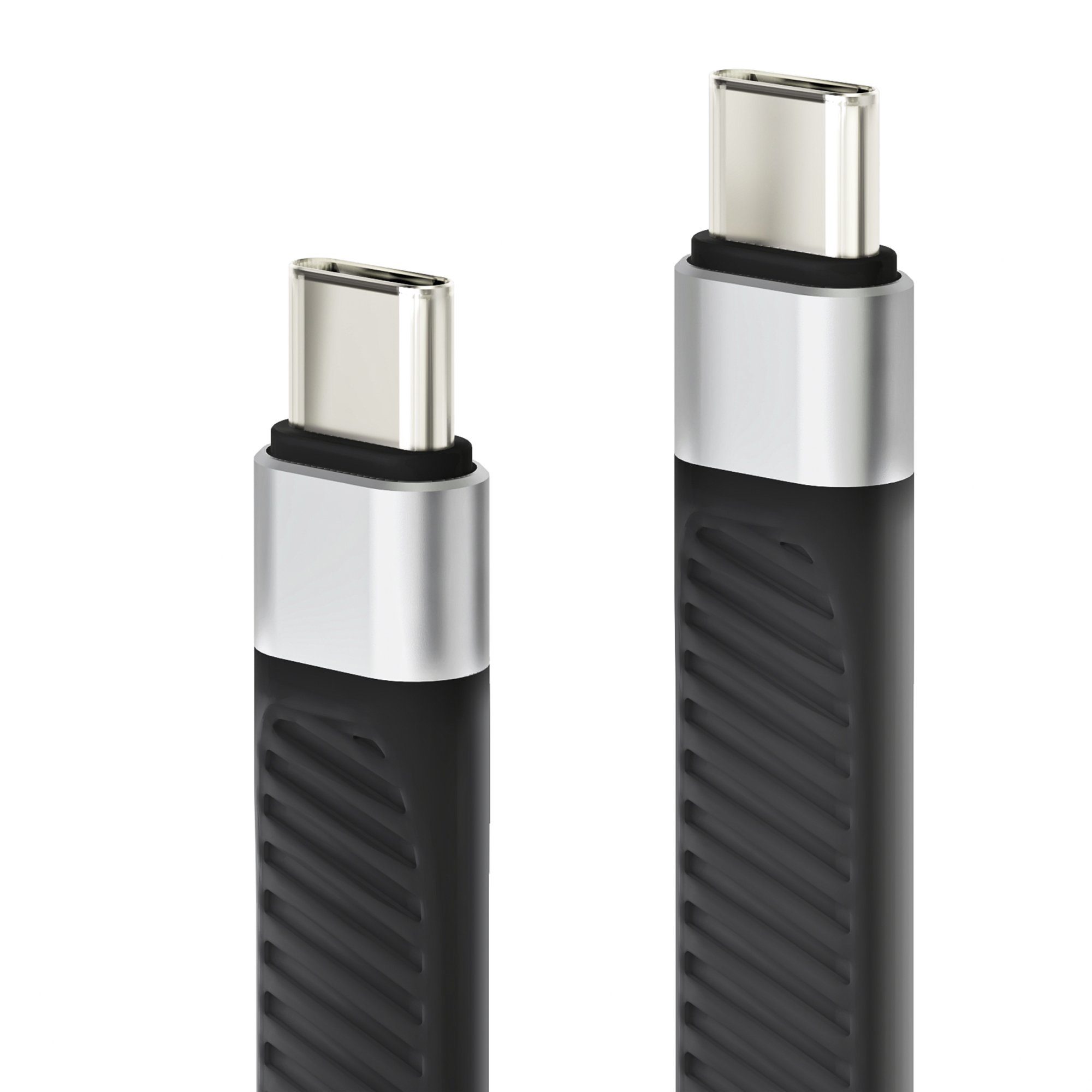 conecto conecto USB-C auf USB-C Daten und Lade-Kabel USB 4 Gen 3 Schnellladefu USB-Kabel