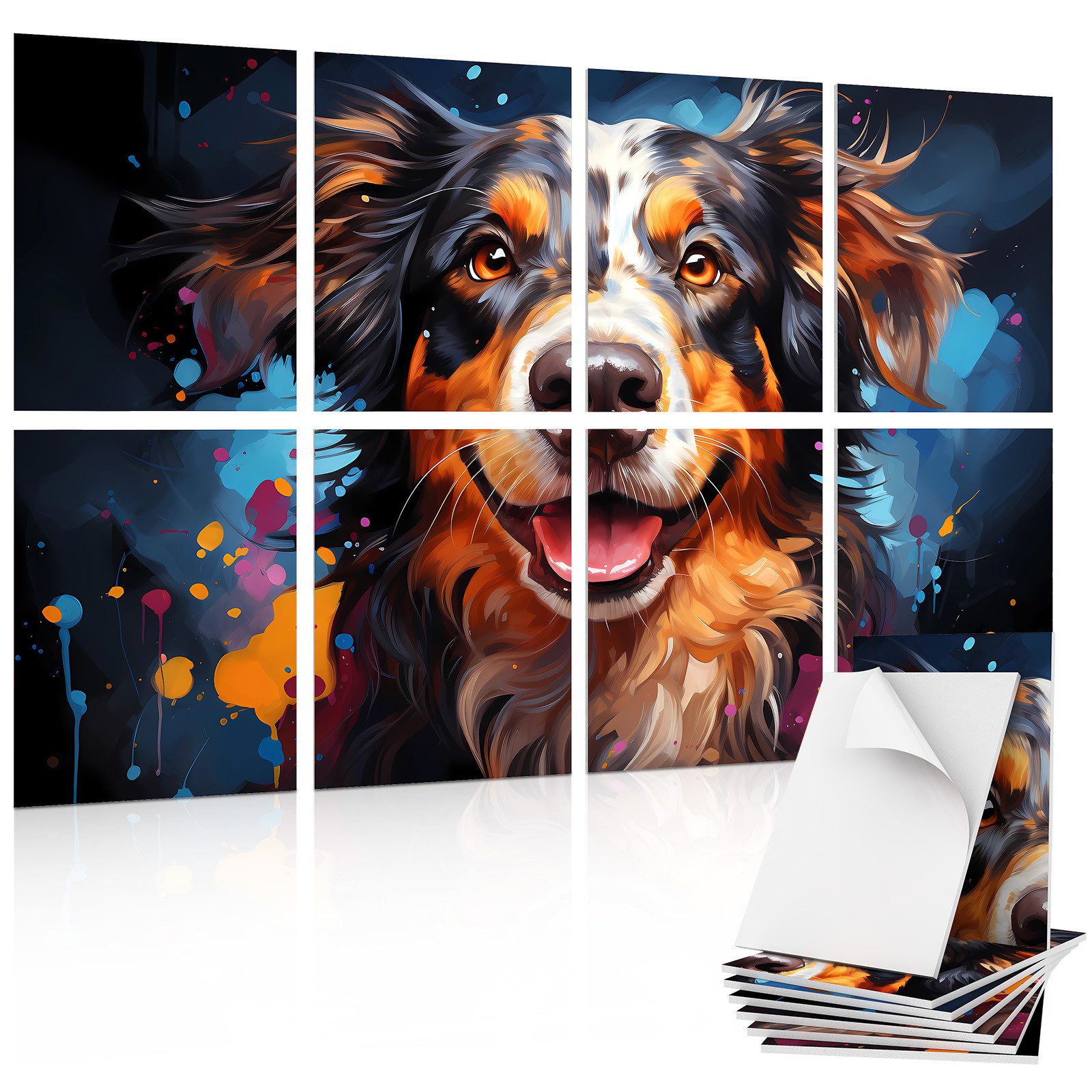 TONOR Schallschutzpaneel Art Acoustic Panel mit Selbstklebenden Wandpaneelen