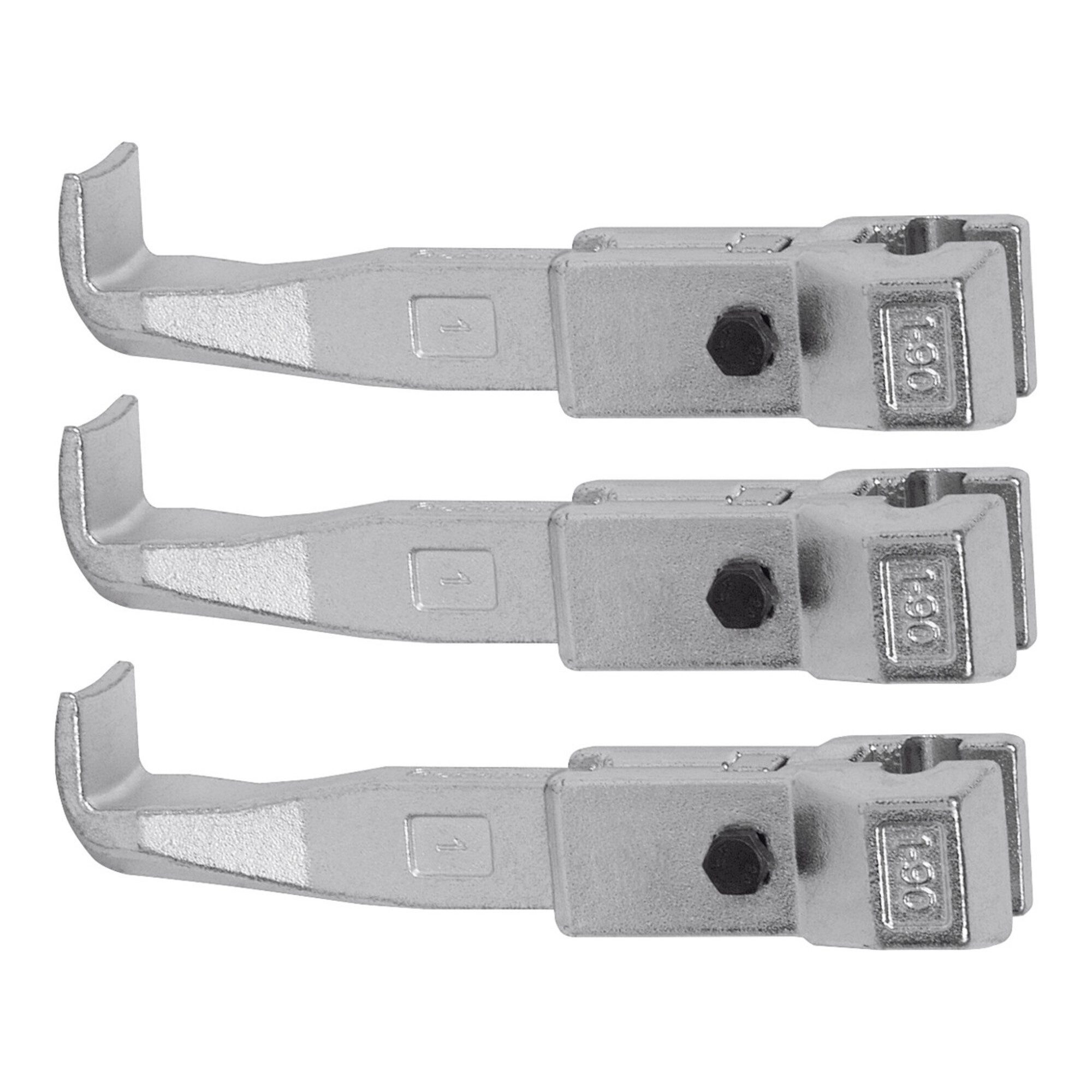 KUKKO Radnabenabzieher Abzugarm, Spanntiefe max. 150mm, Spannweite 160-200mm, passend für Abz
