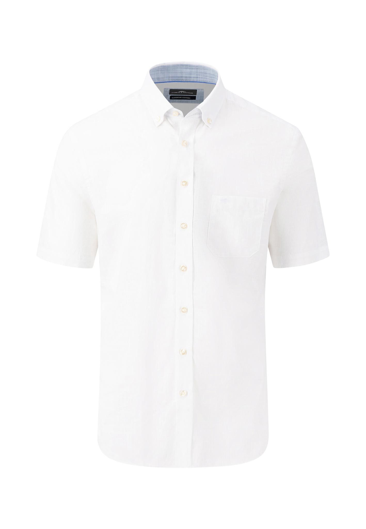 FYNCH-HATTON Kurzarmhemd Summer Slub Solids, B.D., günstig online kaufen