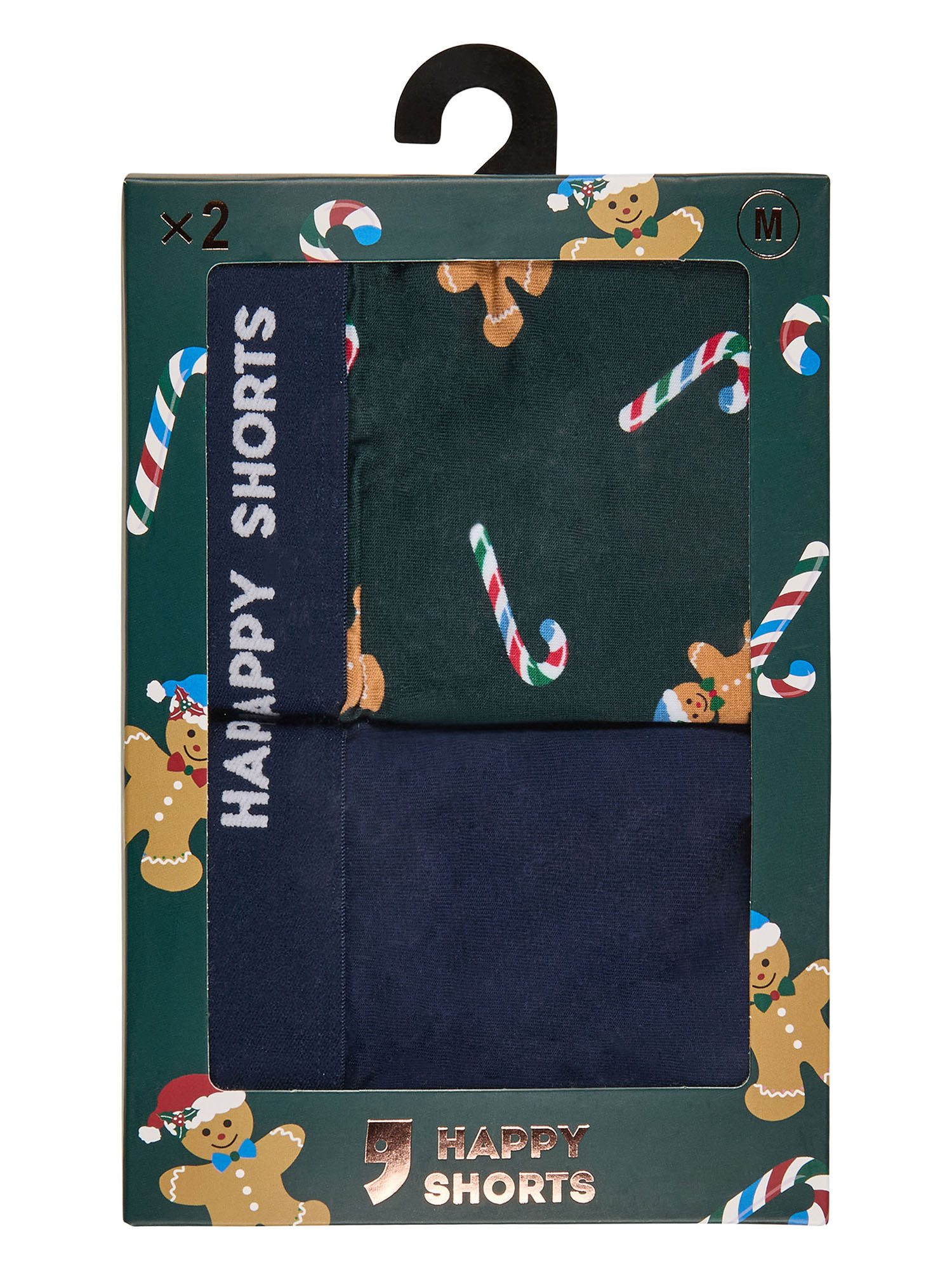 HAPPY SHORTS Boxer Christmas (2-St) Boxershorts, Unterhose, Boxerbriefs